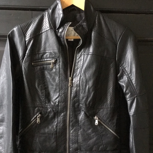 target black moto jacket